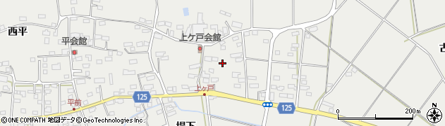 福島県伊達市伏黒（上ケ戸）周辺の地図