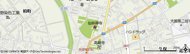 仙林禅寺周辺の地図