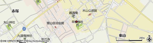 新潟県新潟市西区木山622周辺の地図
