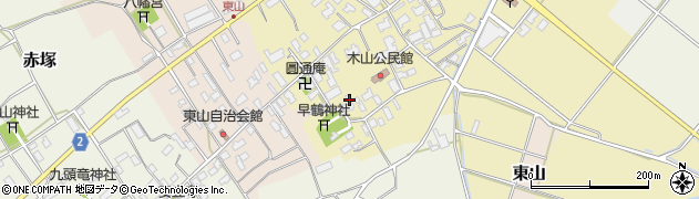 新潟県新潟市西区木山626周辺の地図