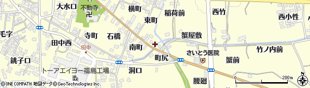 福島県福島市飯坂町湯野東町3周辺の地図