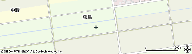 新潟県新潟市秋葉区荻島周辺の地図