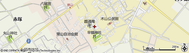 新潟県新潟市西区木山618周辺の地図