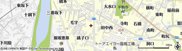 福島県福島市飯坂町湯野窪田8周辺の地図