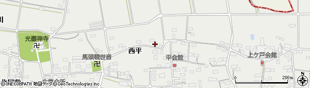 福島県伊達市伏黒西平35周辺の地図
