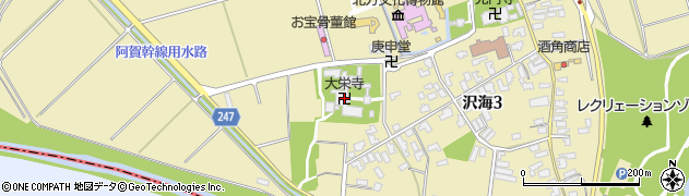 大栄寺周辺の地図