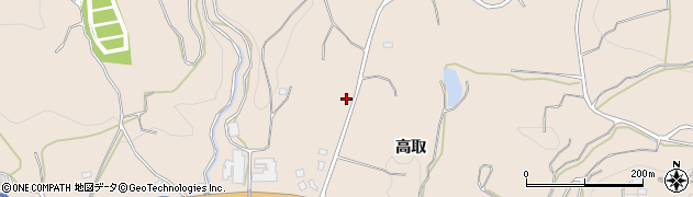 福島県福島市飯坂町中野（栃窪）周辺の地図