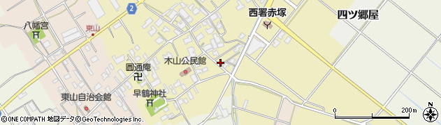 新潟県新潟市西区木山743周辺の地図