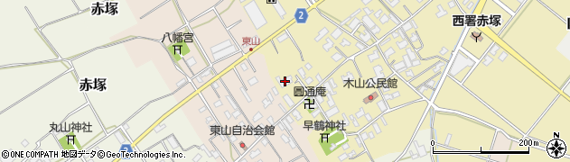 新潟県新潟市西区木山1周辺の地図
