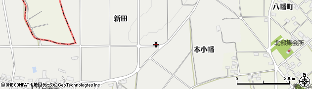 福島県伊達市伏黒新田周辺の地図