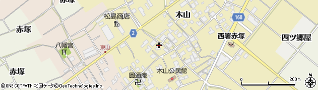新潟県新潟市西区木山7周辺の地図
