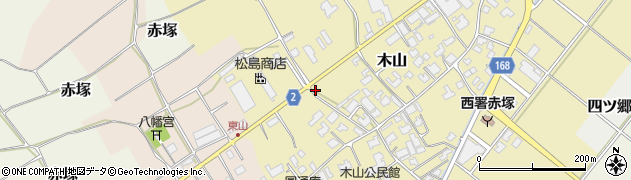 新潟県新潟市西区木山35周辺の地図
