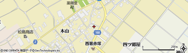 新潟県新潟市西区木山596周辺の地図