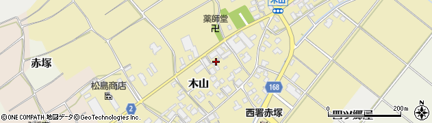 新潟県新潟市西区木山26周辺の地図
