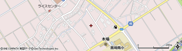 新潟県新潟市西区木場周辺の地図