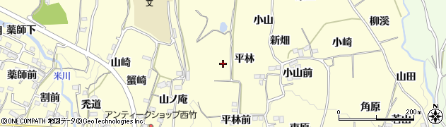 福島県福島市飯坂町湯野小沢周辺の地図