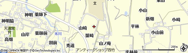 福島県福島市飯坂町湯野（大平）周辺の地図