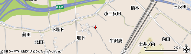福島県桑折町（伊達郡）成田（牛沢妻）周辺の地図