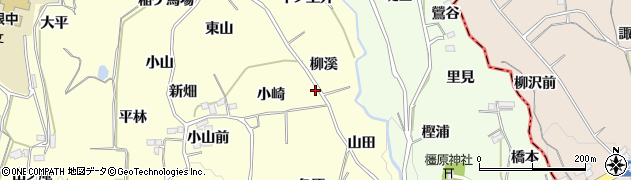 福島県福島市飯坂町湯野小崎6周辺の地図