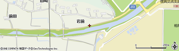 福島県相馬市塚部（岩前）周辺の地図