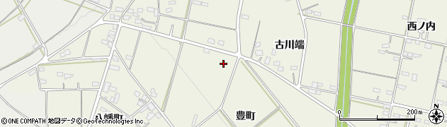 福島県伊達市保原町（豊町）周辺の地図