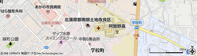 新潟県立阿賀野高等学校周辺の地図