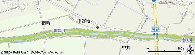 福島県相馬市塚部下谷地周辺の地図