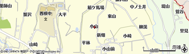 福島県福島市飯坂町湯野（小山）周辺の地図