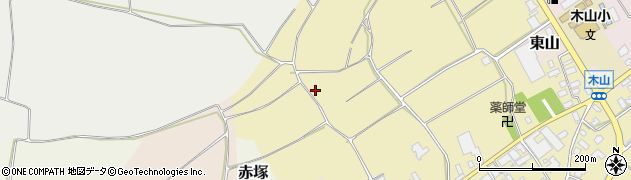 新潟県新潟市西区木山197周辺の地図