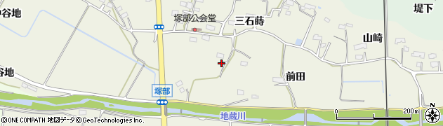 福島県相馬市塚部前田129周辺の地図