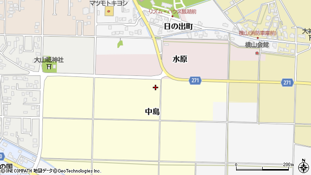 〒959-2024 新潟県阿賀野市中島町の地図