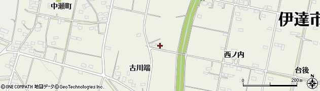 福島県伊達市保原町古川端24周辺の地図