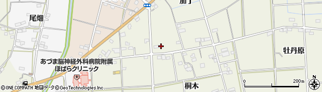 福島県伊達市保原町二井田加丁1周辺の地図