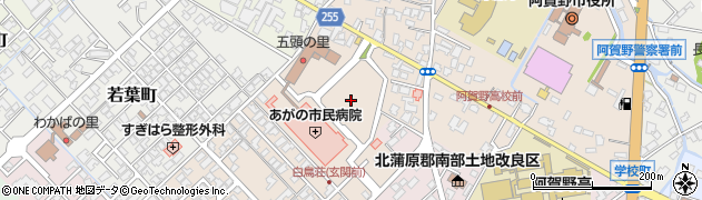 新潟県阿賀野市岡山町13周辺の地図