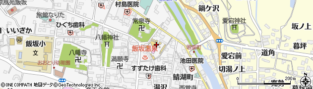 福島県福島市飯坂町（東滝ノ町）周辺の地図