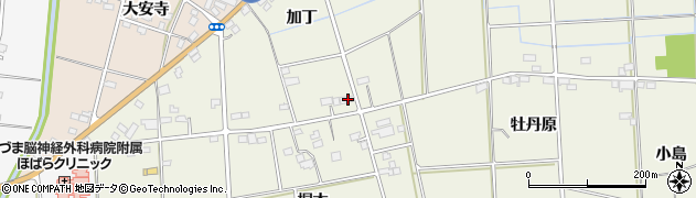福島県伊達市保原町二井田加丁32周辺の地図