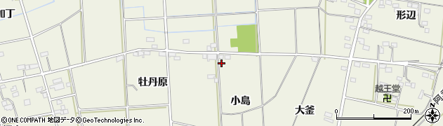 福島県伊達市保原町二井田（小島）周辺の地図