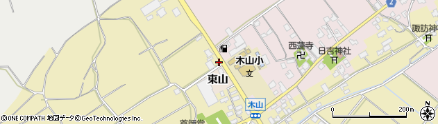新潟県新潟市西区木山388周辺の地図
