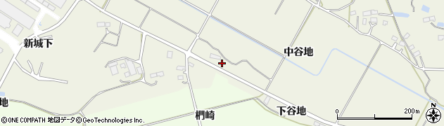 福島県相馬市塚部中谷地周辺の地図