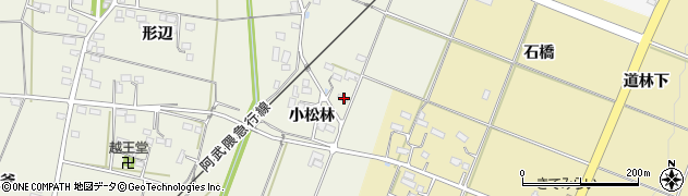 福島県伊達市梁川町新田小松林91周辺の地図