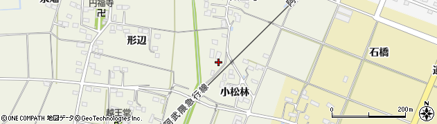 福島県伊達市梁川町新田小松林41周辺の地図