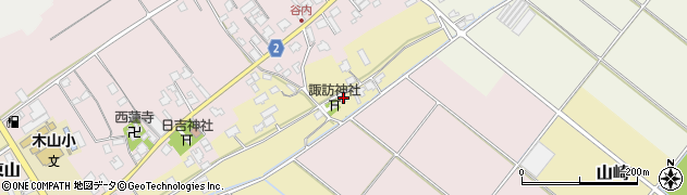 新潟県新潟市西区木山1595周辺の地図