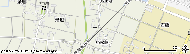 福島県伊達市梁川町新田小松林43周辺の地図