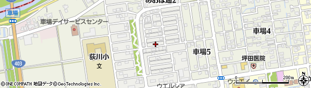 新潟県新潟市秋葉区あおば通周辺の地図