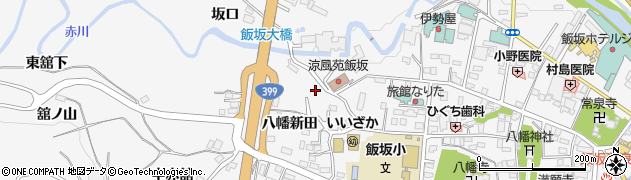 福島県福島市飯坂町（御行檀）周辺の地図