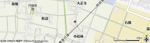 福島県伊達市梁川町新田小松林80周辺の地図