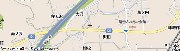 福島県桑折町（伊達郡）松原（沢田）周辺の地図
