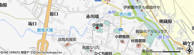 福島県福島市飯坂町西堀切22周辺の地図