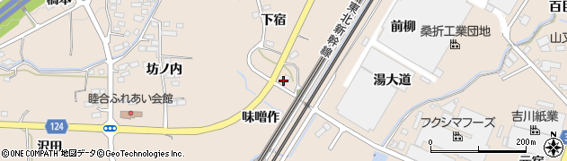 福島県伊達郡桑折町成田円久寺周辺の地図