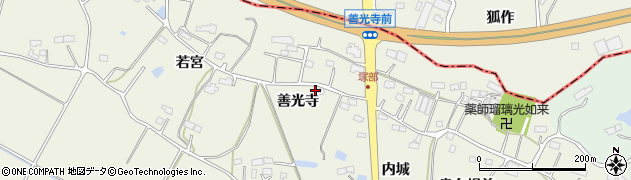 福島県相馬市塚部（善光寺）周辺の地図